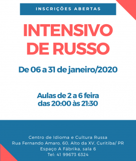 CURSO INTENSIVO DE RUSSO